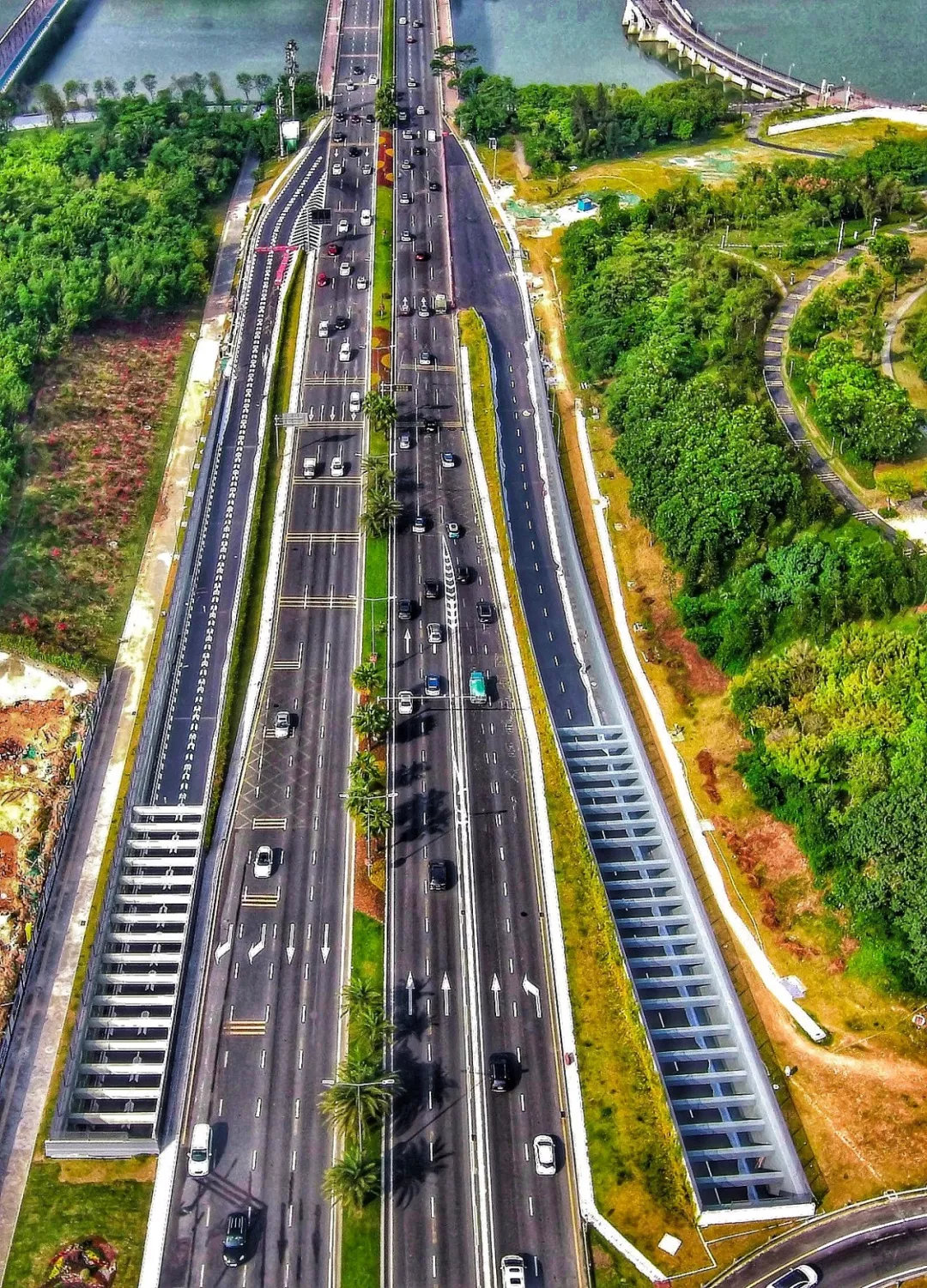 沙河西路与西部通道侧接线东行隧道开通