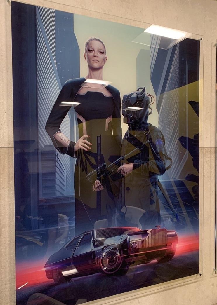 《赛博朋克 2077》概念美术图