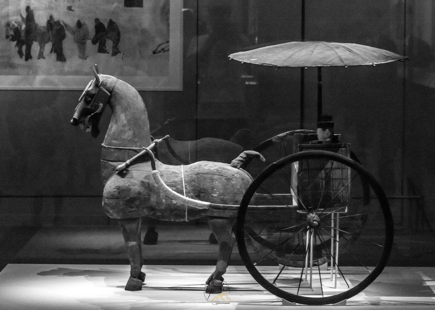 甘肃省博物馆藏· 西汉彩绘木轺车_新浪新闻