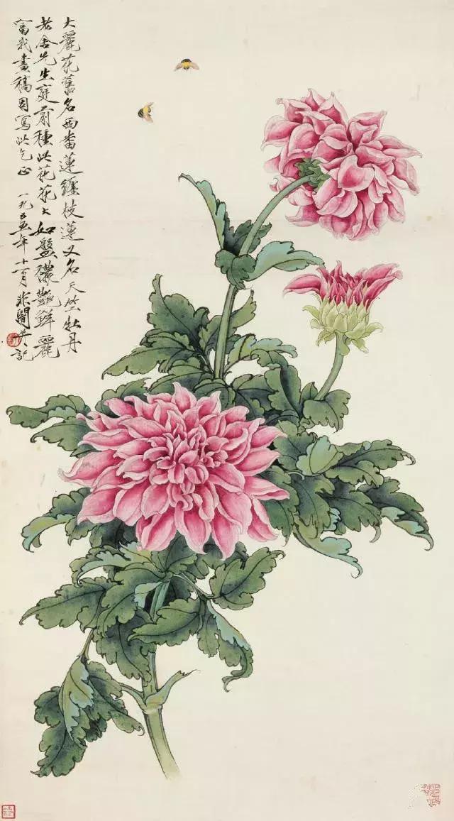 于非闇牡丹佳作欣赏