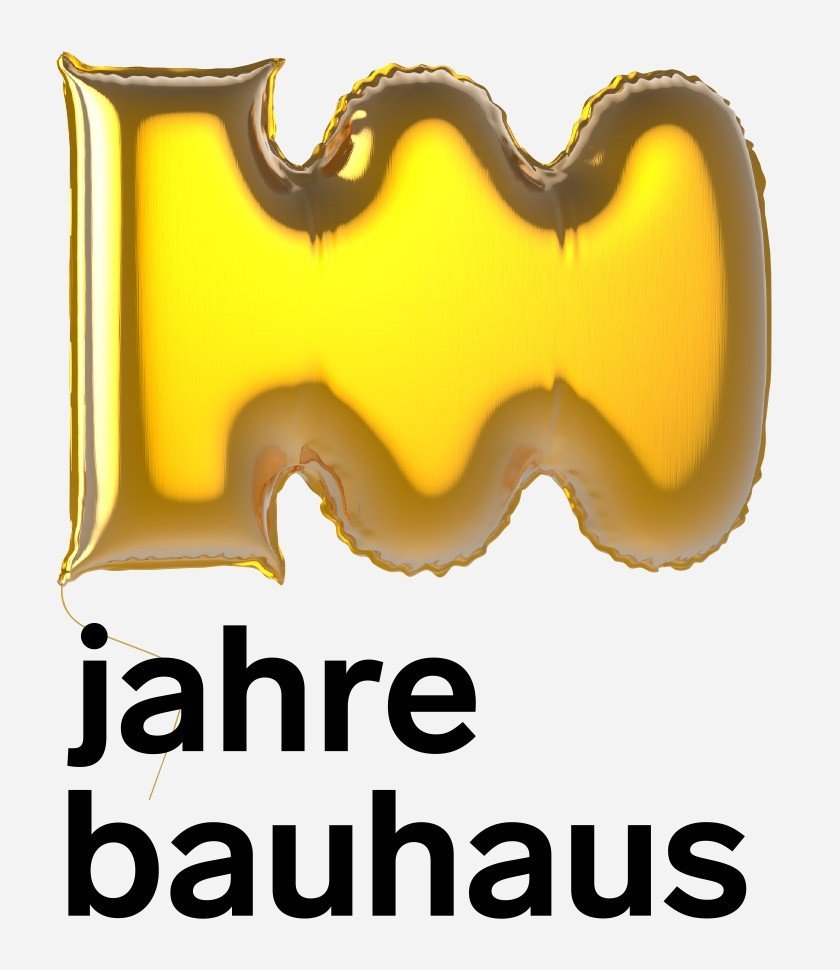 包豪斯100周年纪念logo,由品牌设计机构stan hema操刀设计