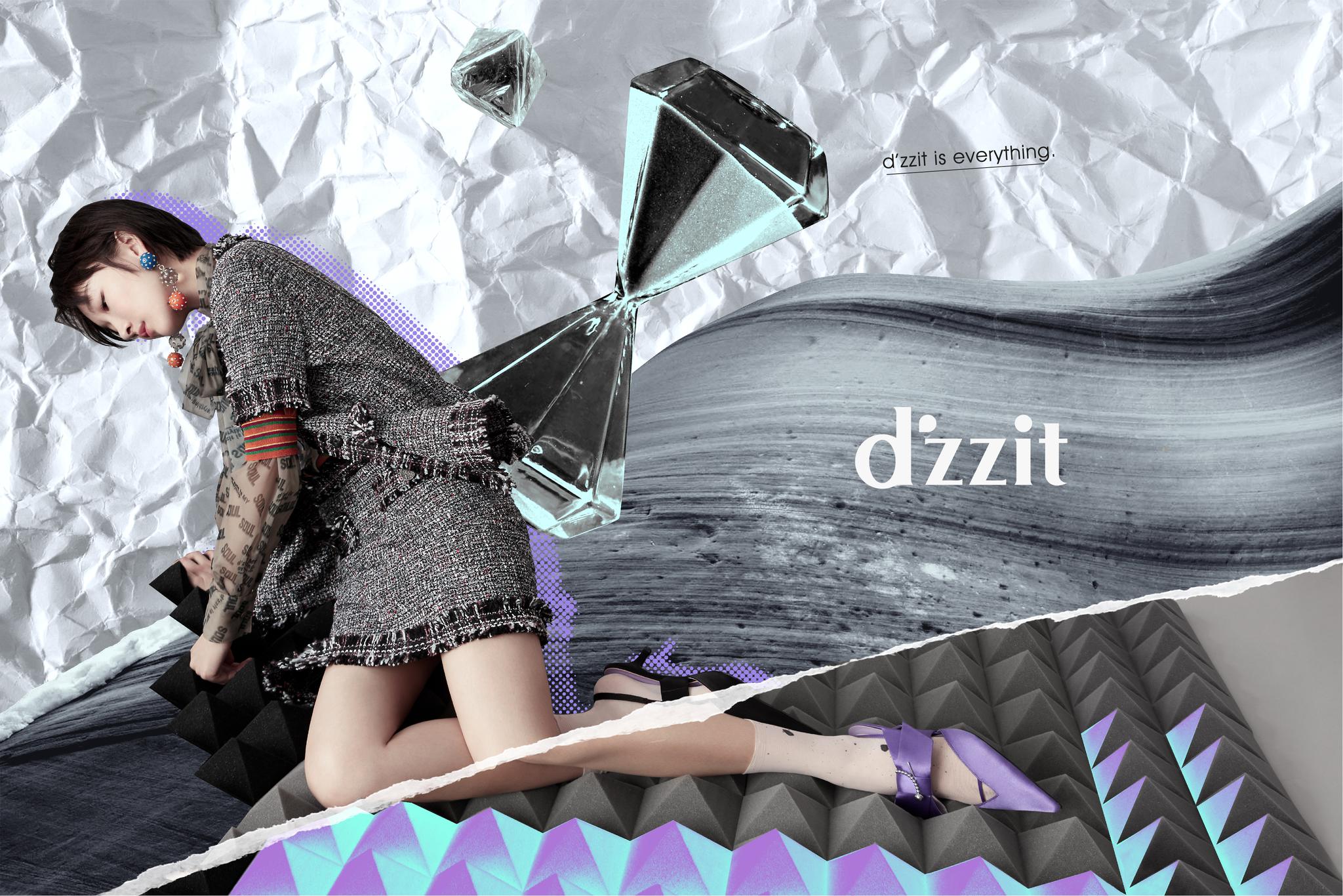 近日周冬雨携手时尚摄影师范欣共同演绎dzzit2019秋装大片