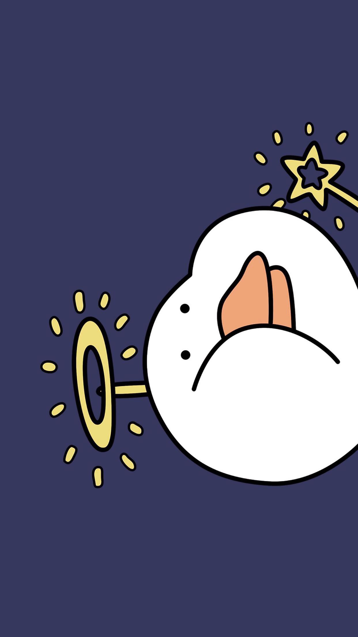 加油鸭壁纸点赞暴富