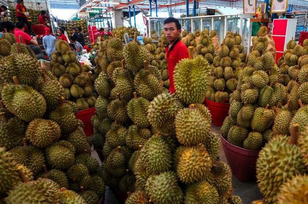 中国人来泰国购物，硬着头皮买了一个榴莲，结账时：你确定吗？