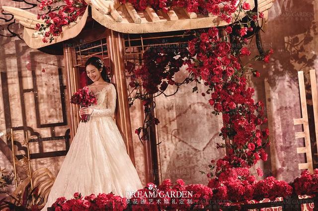 dodowed婚礼案例推荐系列之梦花园艺术婚礼作品《斯人若彩虹》
