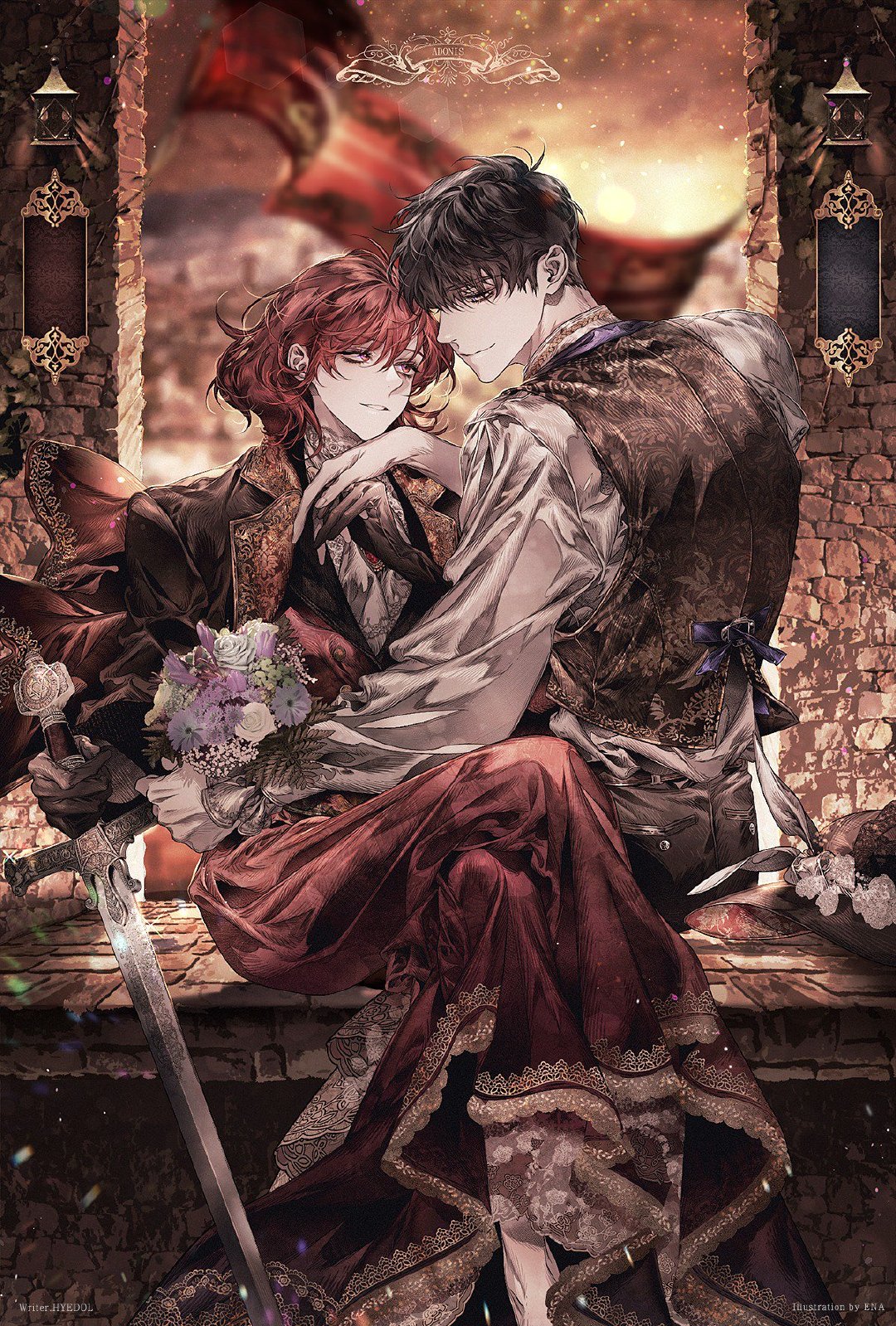 画师2381 的系列作品,华丽复古风.