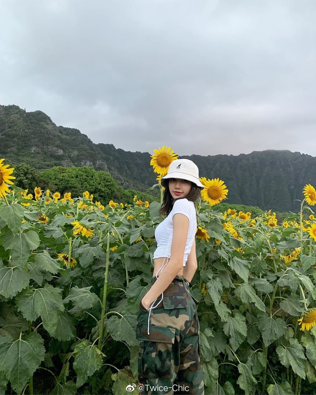 lisa夏威夷旅拍记忆双马尾女孩解锁鸡蛋花的超甜点缀