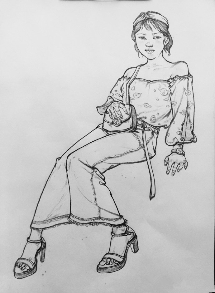 线性速写应该怎么用线呢?深度解析