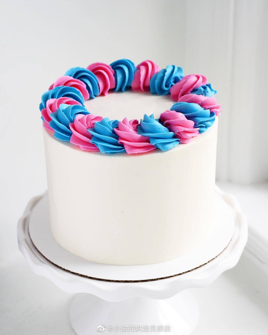 旋转奶油裱花围边灵感参考1~转转转,转起来就完事儿了哈哈