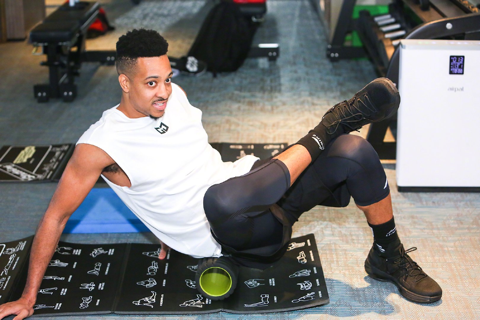 开拓者大将cj-麦科勒姆中国行第三天!近距离感受nba级别的训练强度