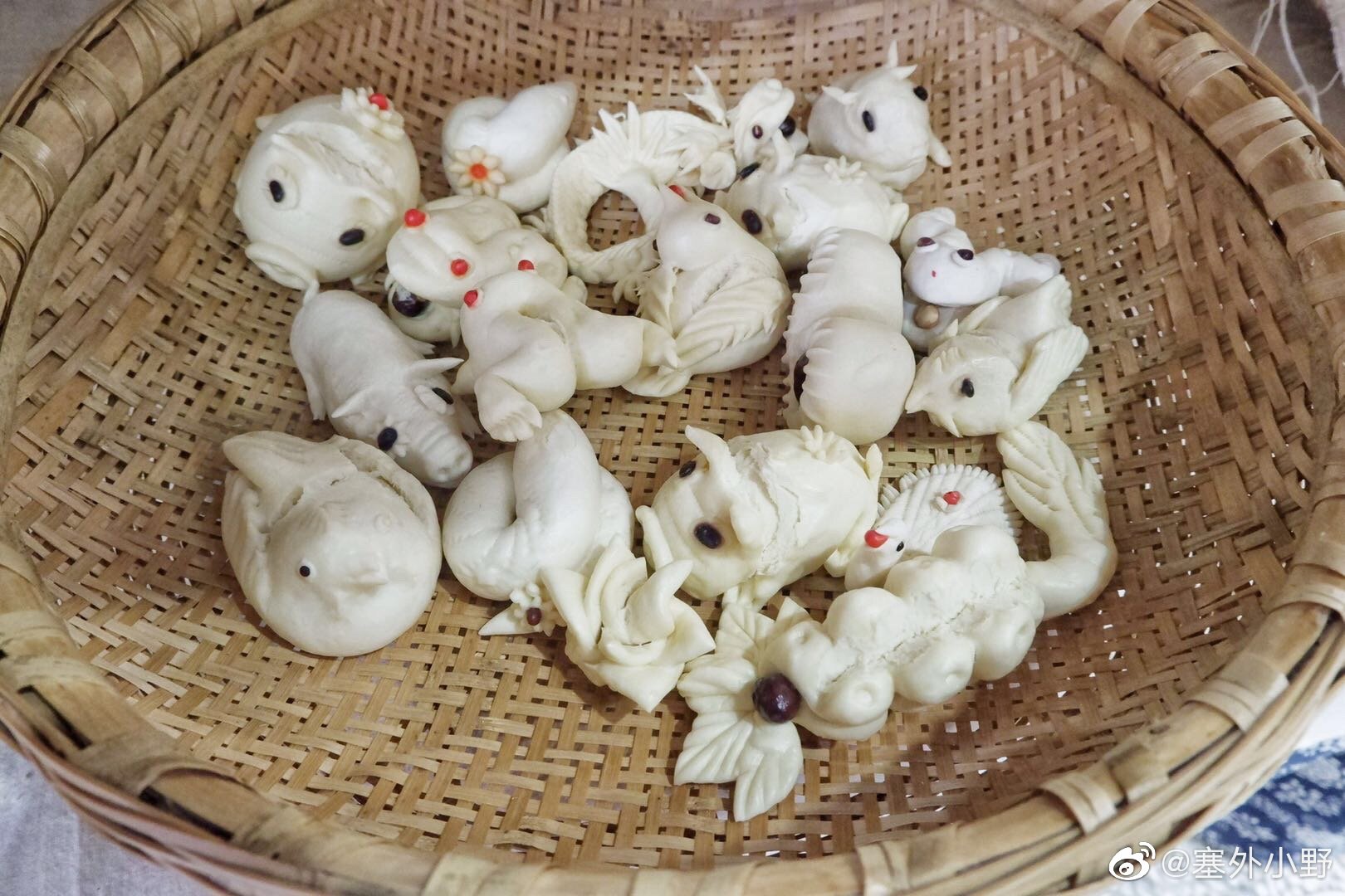 舌尖上的艺术,陕西花馍非遗传传承,把馒头做成花,美到不敢吃