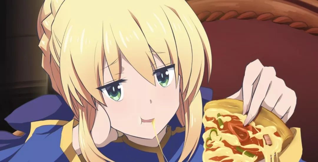 呆毛saber阿库娅化骑士王立马变颜艺王吃货属性不能丢