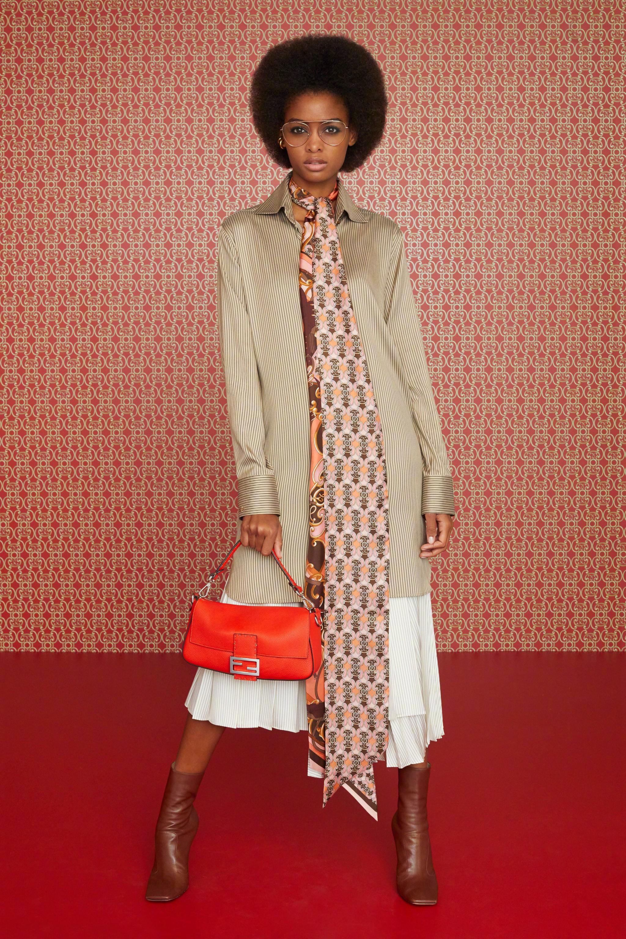 fendi 2019 早秋系列——老佛爷karl lagerfeld这一季从西方与东方古