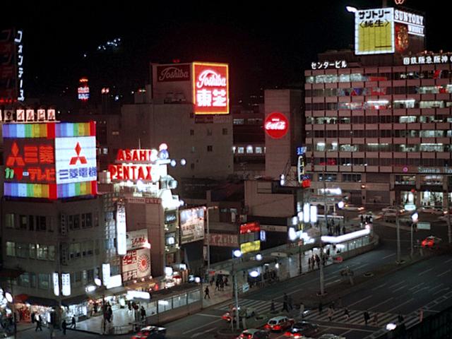 七十年代初日本街拍，千万美元神户夜景，东京银座购物丽人