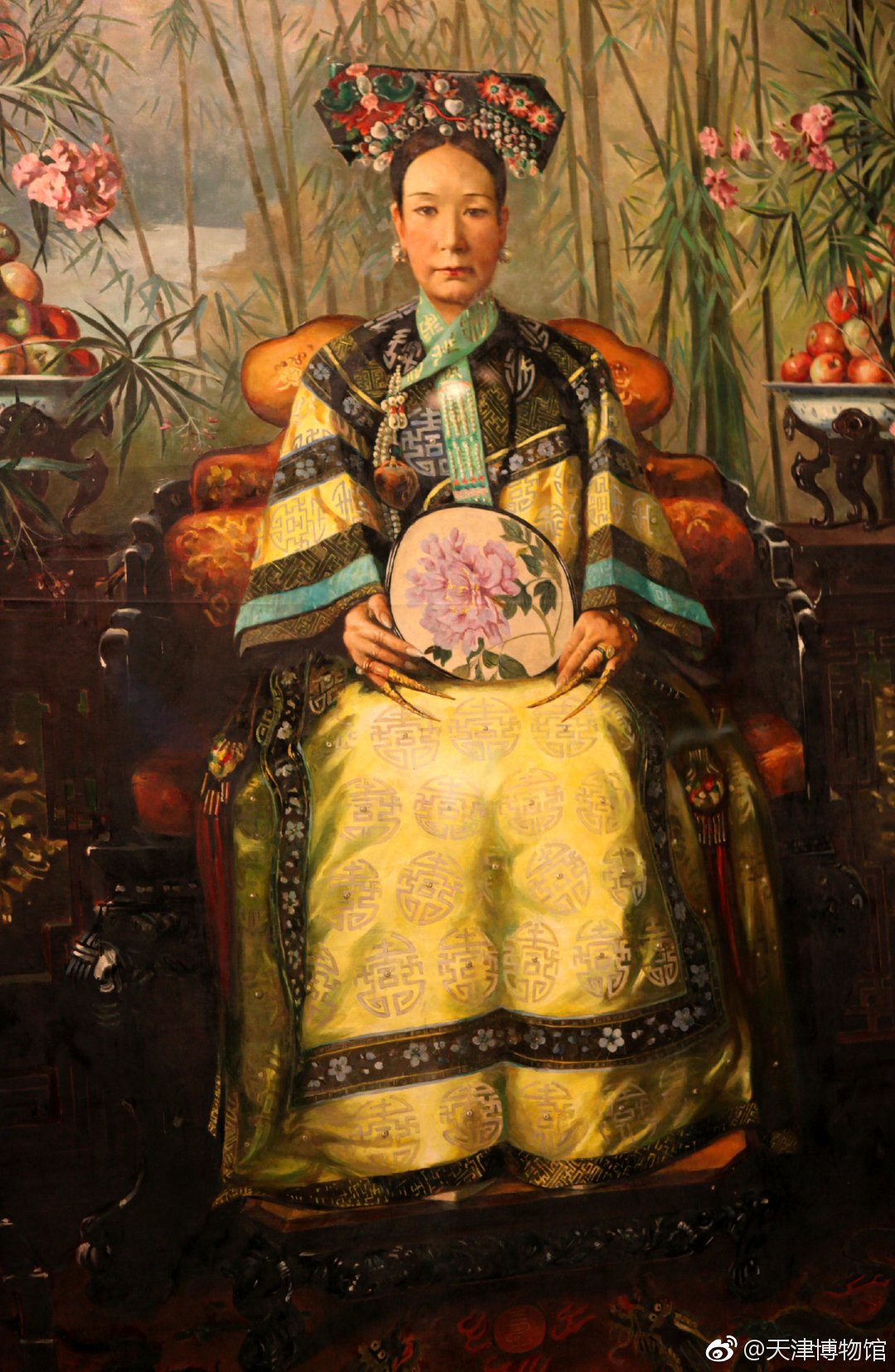 慈禧太后油画像