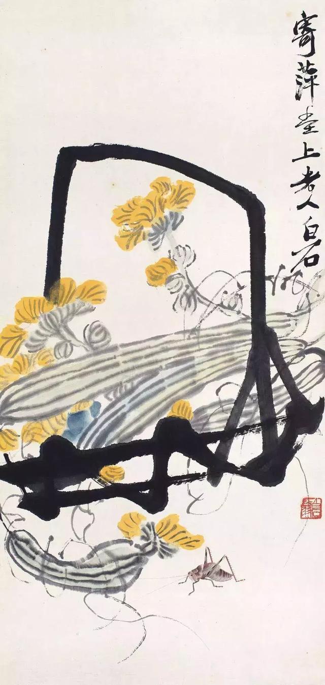 国画丝瓜的写意画法__财经头条