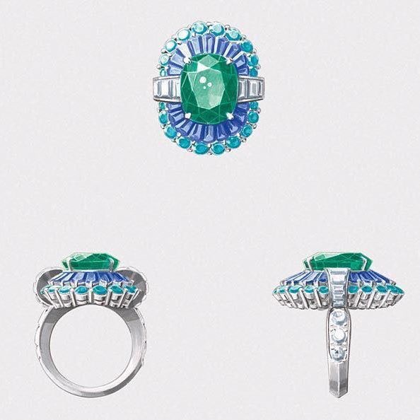 温故知新戒指手绘三视图再学习90母亲们节日快乐