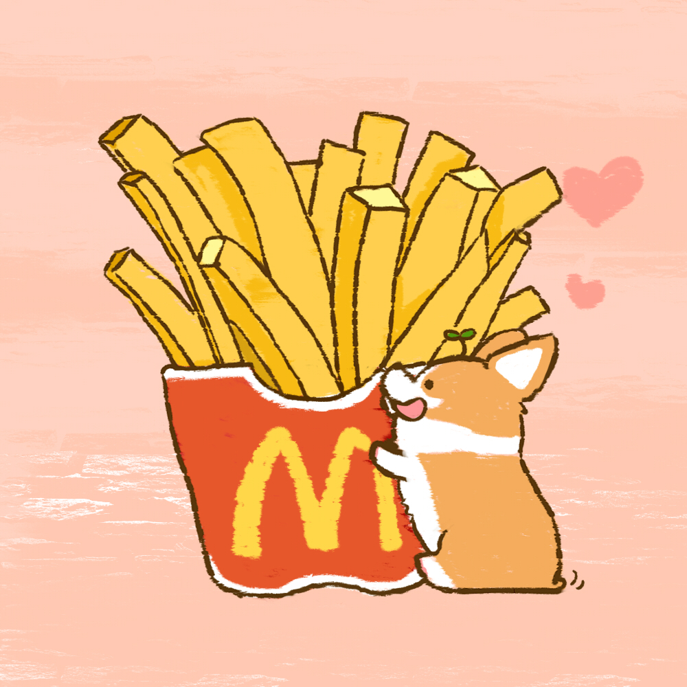 布丁柯基哒美食头像来袭