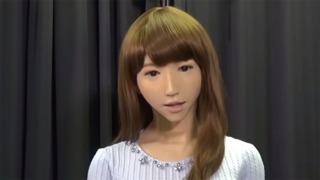 日本女性机器人大受欢迎剥开美丽的外衣里面的构造很冰冷