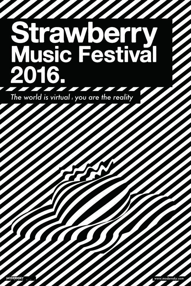草莓音乐节的海报,让我们跟着音乐的节拍摇摆起来~_高清图集_新浪网