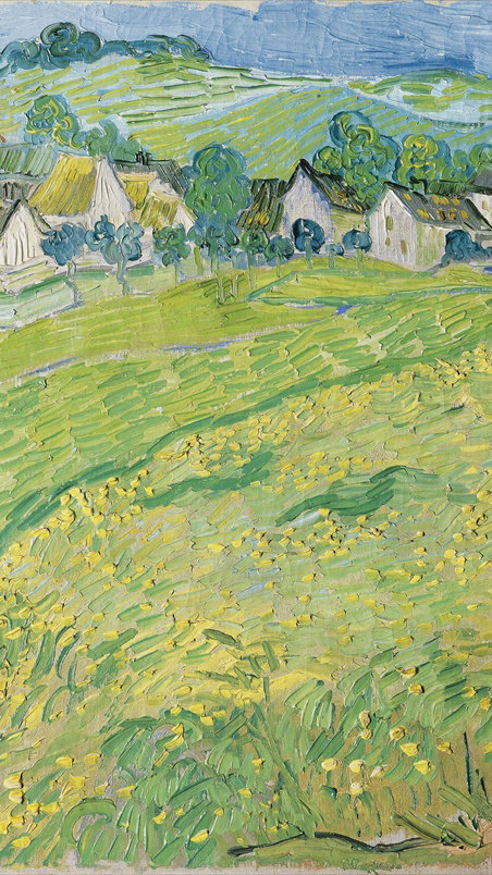 梵高的画中带着满满的田园诗意