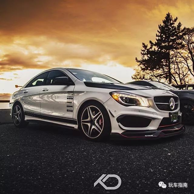 奔驰cla250改装造型比amg还酷!280匹也不输小钢炮!