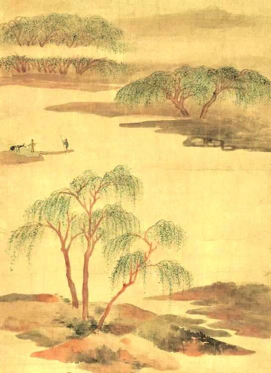 赏古画 《春游曲》 唐·王涯 万树江边杏，新开一夜风。 满园深浅色|绿波_新浪新闻