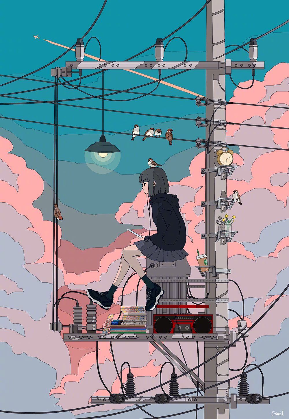 来自插画师トーコtokoon绘画作品tokottumblrcom