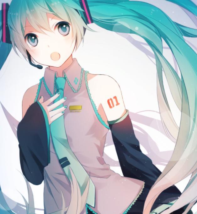 初音未来手绘画:梦幻的初音特别漂亮,公主殿下万岁.