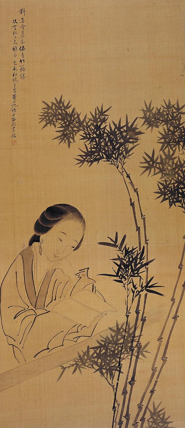 费丹旭仕女图作品欣赏!