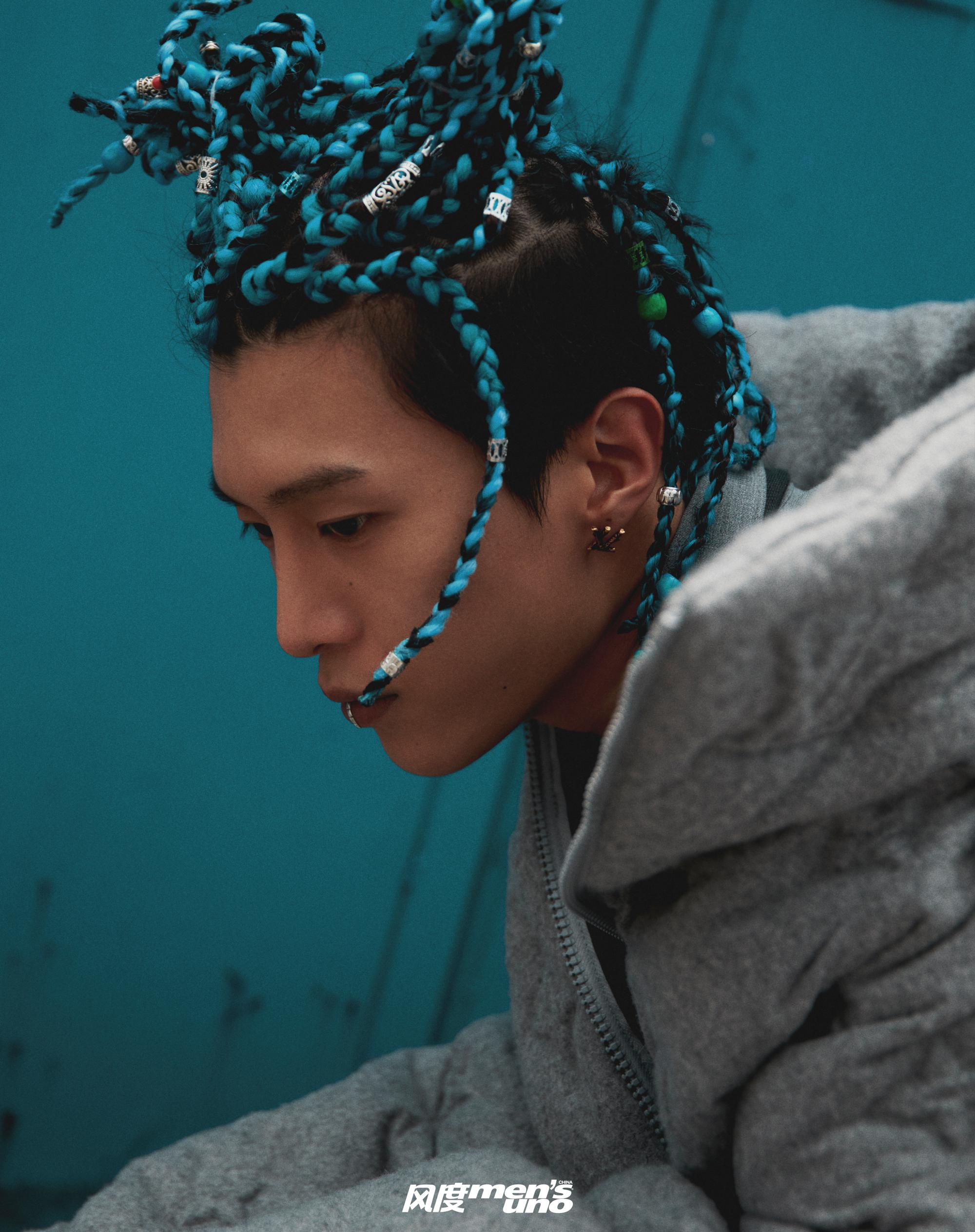 蓝色脏辫的酷炫rap丞,带你玩转潮流!@范丞丞adam0616