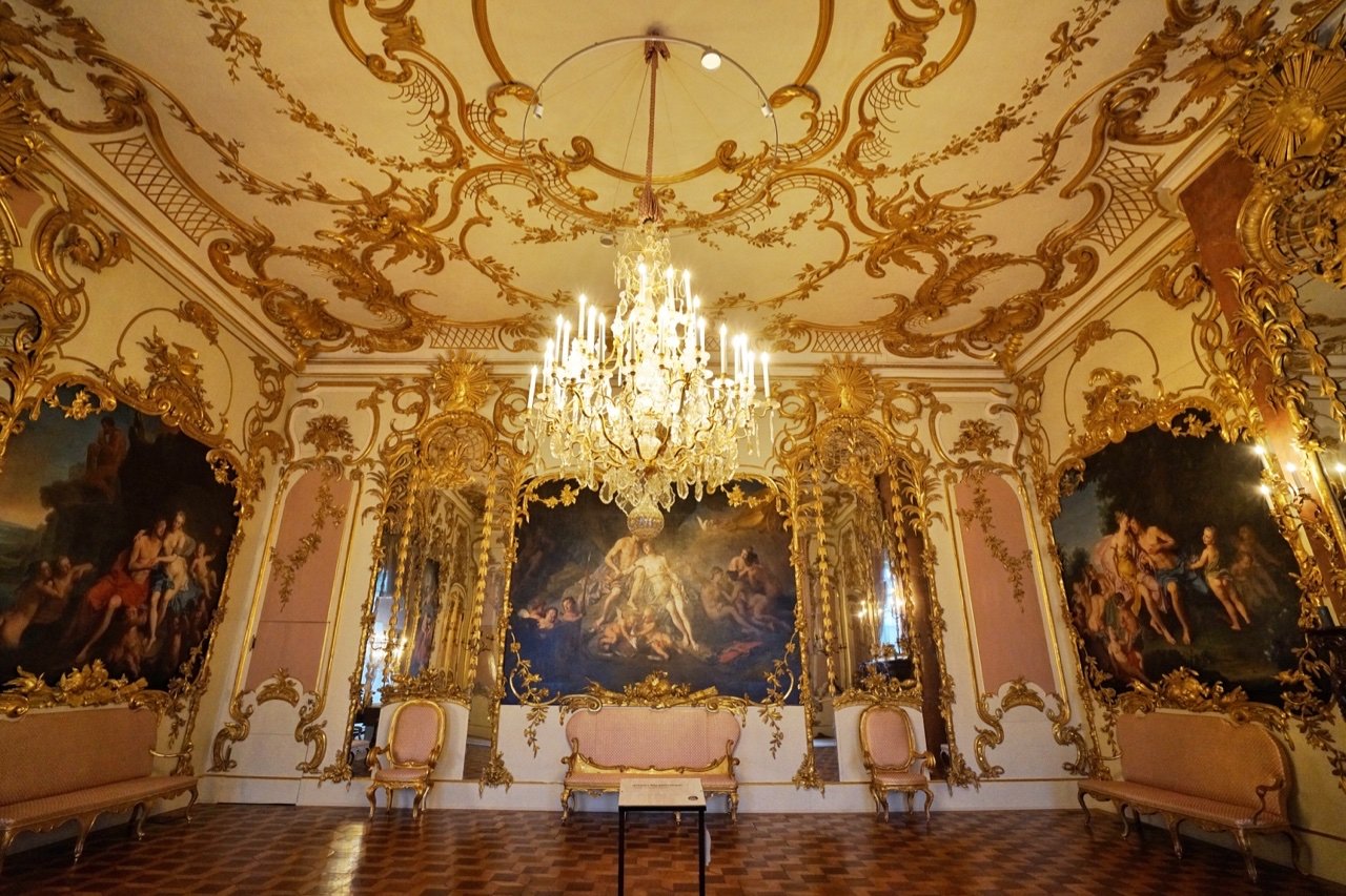 波茨坦极尽奢华的无忧宫和新宫 德国波茨坦无忧宫和新宫中的华丽房间