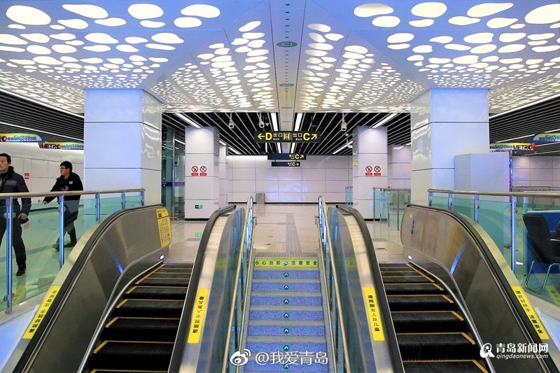 青岛西海岸首条地铁今日开通试运营 精彩美图先睹为快