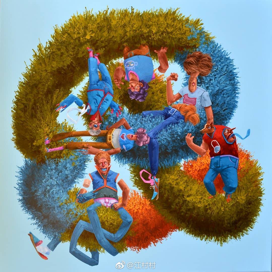 独特的叙事性绘画tof vanmarque @艺术大亨 @少儿美术精选一老汤