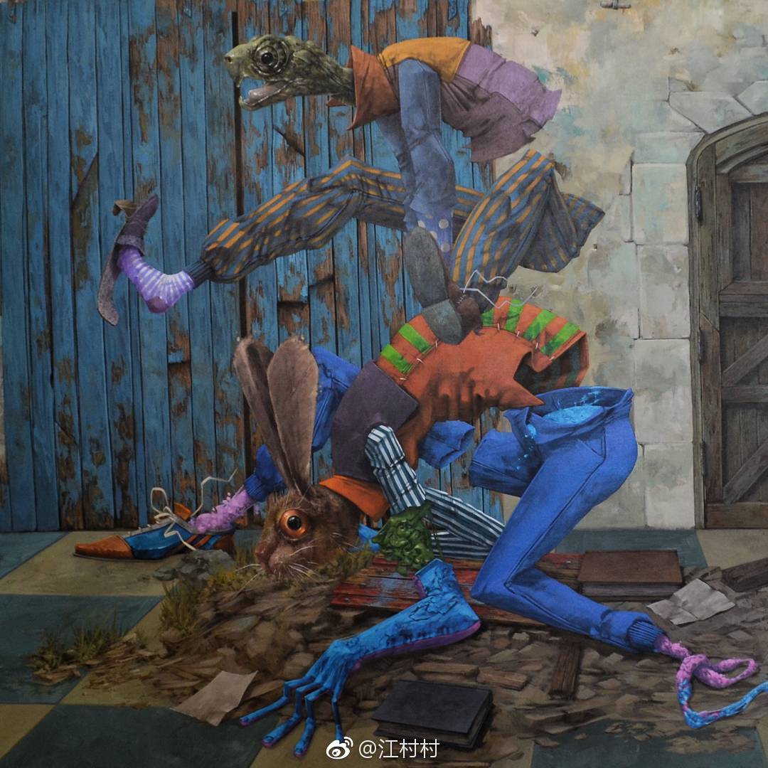 独特的叙事性绘画tof vanmarque @艺术大亨 @少儿美术精选一老汤