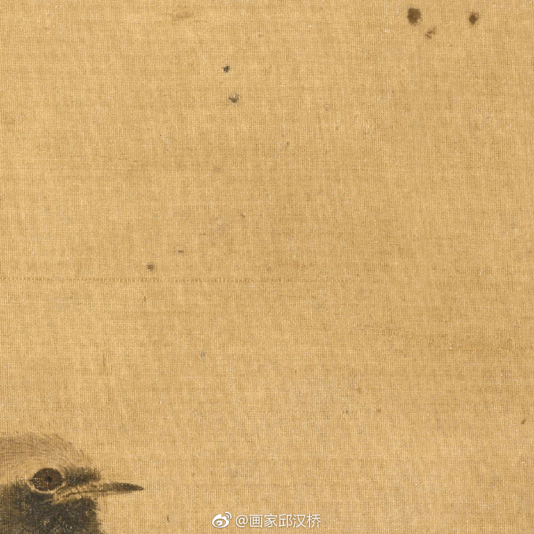 宋代佚名桃枝栖雀图现藏于克利夫兰美术馆