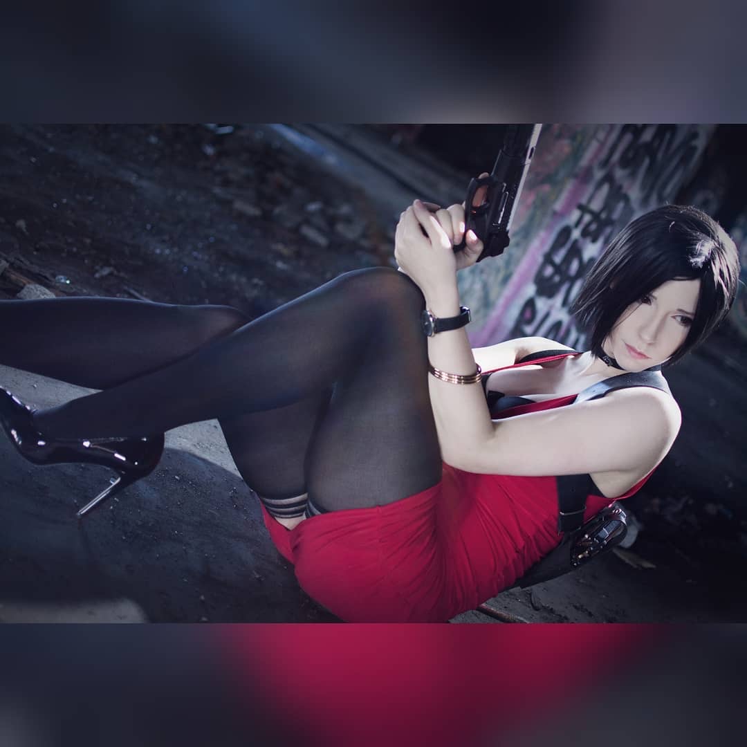 生化危机艾达王cosplay不说了我永远喜欢艾达王
