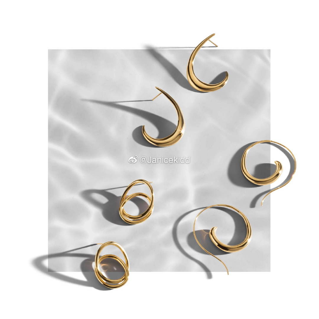 4℃推出的新首饰系列"noble of water",以4℃的起源water为主题