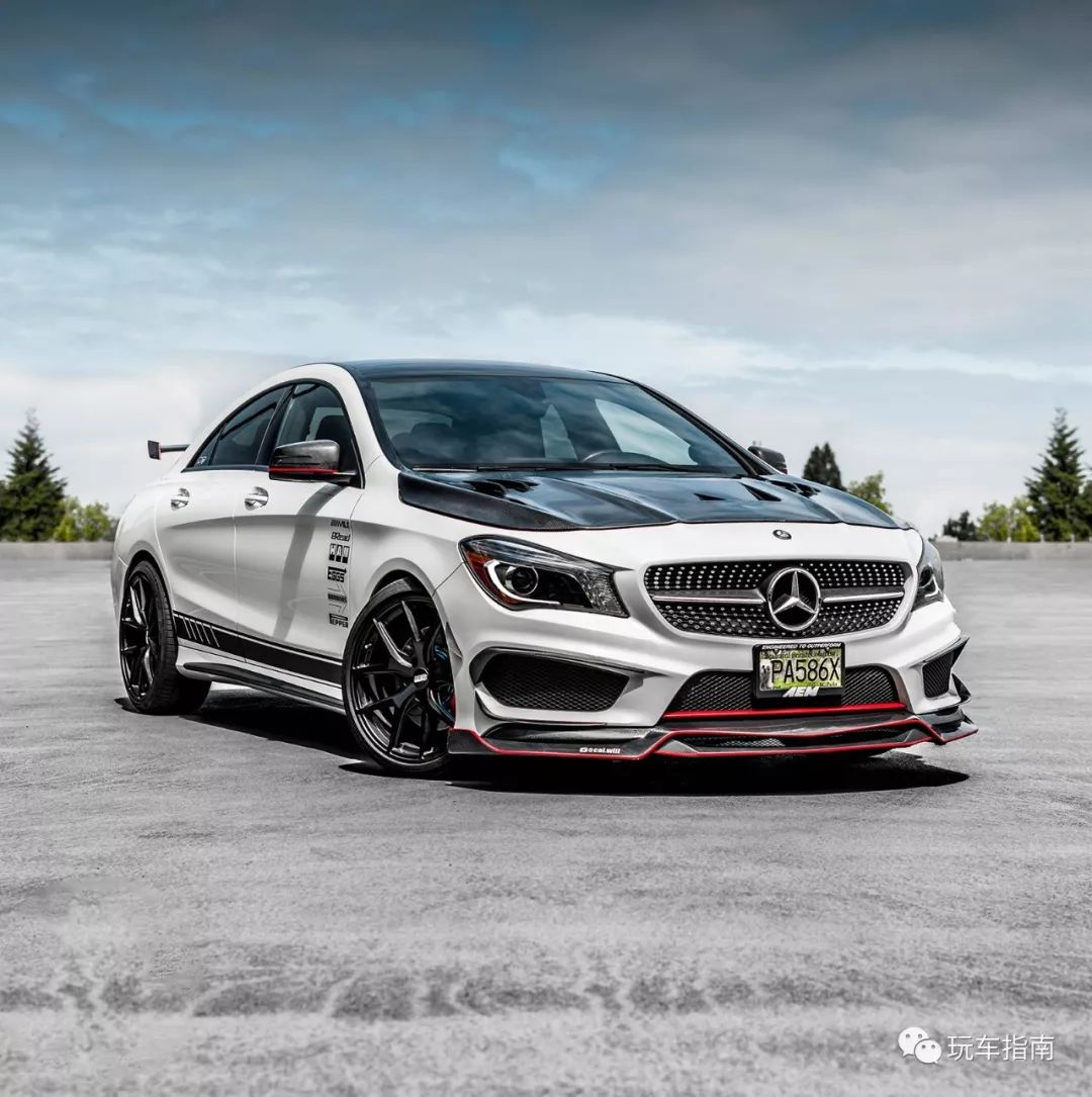 奔驰cla250改装造型比amg还酷!280匹也不输小钢炮!