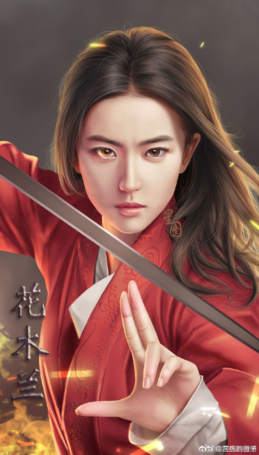 看了花木兰新海报,刘亦菲的颜值让我更加期待这部电影!