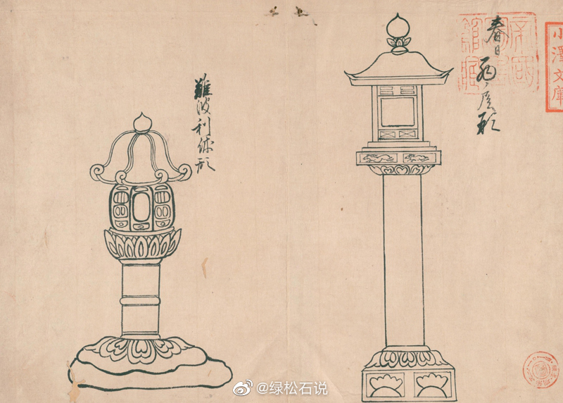 石灯笼始于中国汉代的佛前供灯