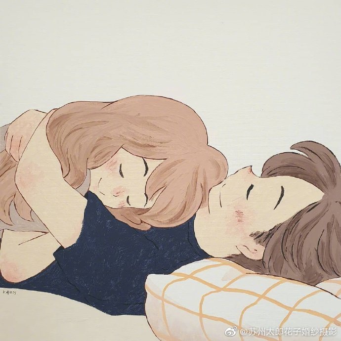 泰国插画师kanis用画笔描绘出情侣间的甜美小日常78inskannis