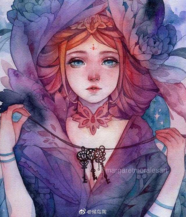 插画师margaretmorales人物插画