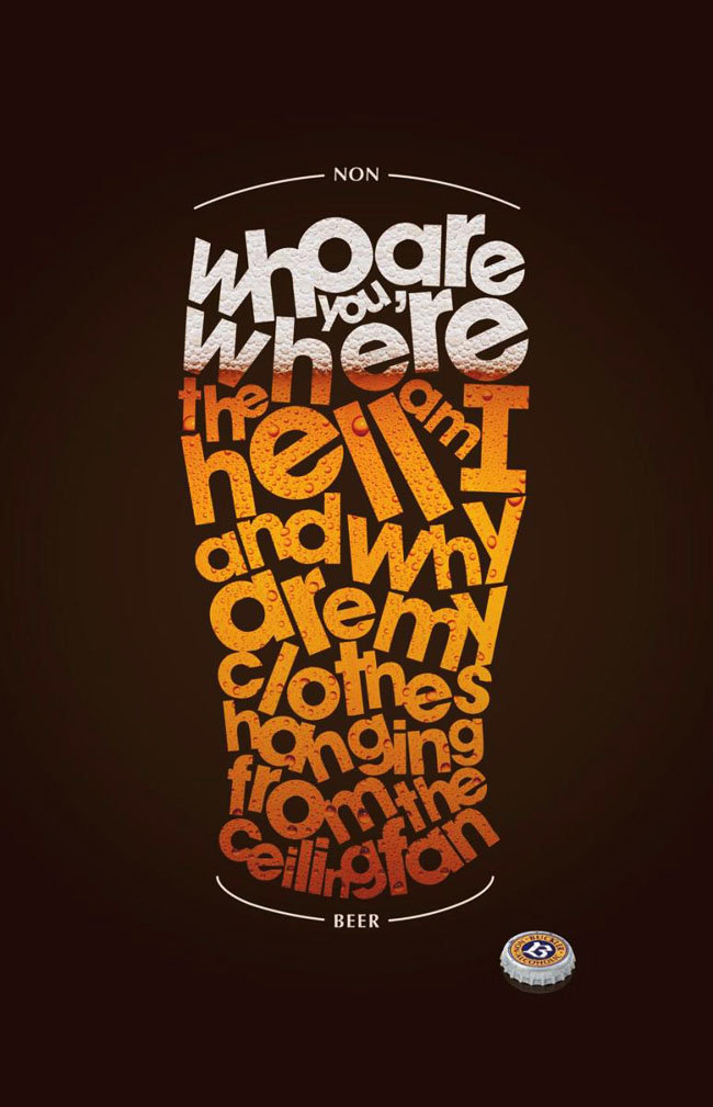 字体创意表现形式 国外广告设计