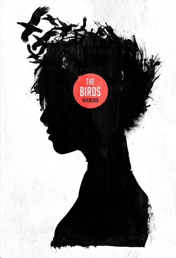 创意剪影手法海报设计