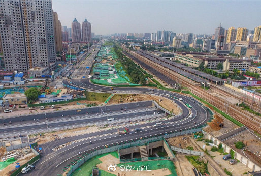 石家庄解放大街今日通车试运行 中心城区再添一条南北向主干道