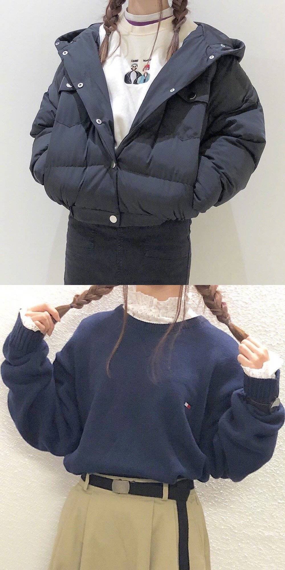 小个子小女生的可爱日系风穿搭参考.