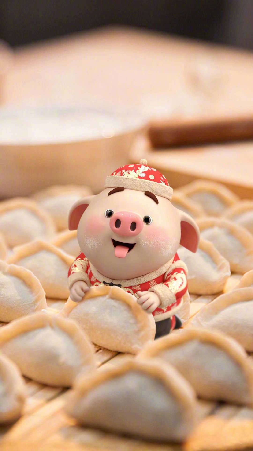 猪年到了, 猪小屁新年壁纸最新版来啦!祝大家心想事成财源滚滚!