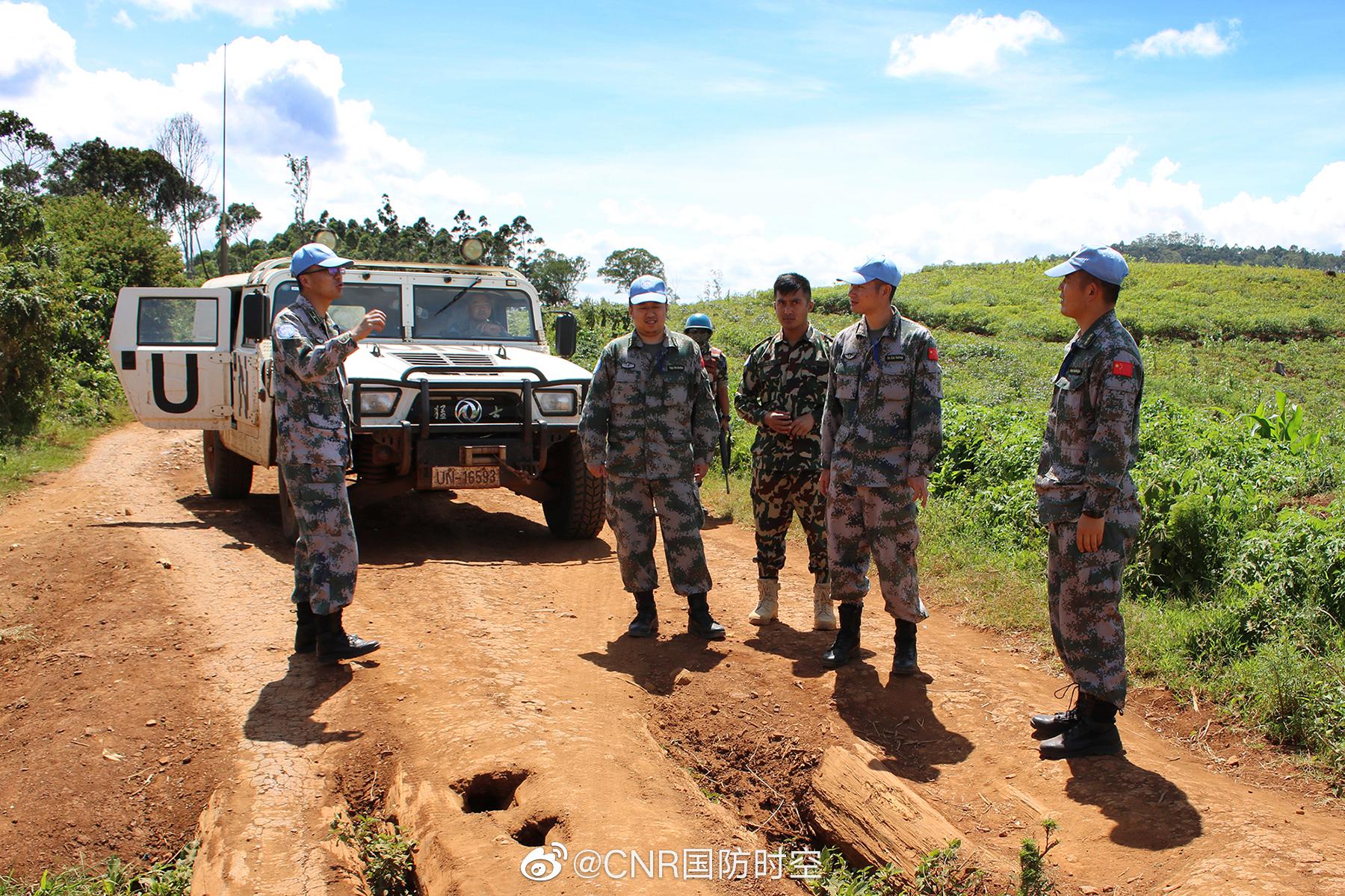 刚果(金):中国维和工兵顺利完成道路勘察|工兵|勘察|卡桑_新浪新闻