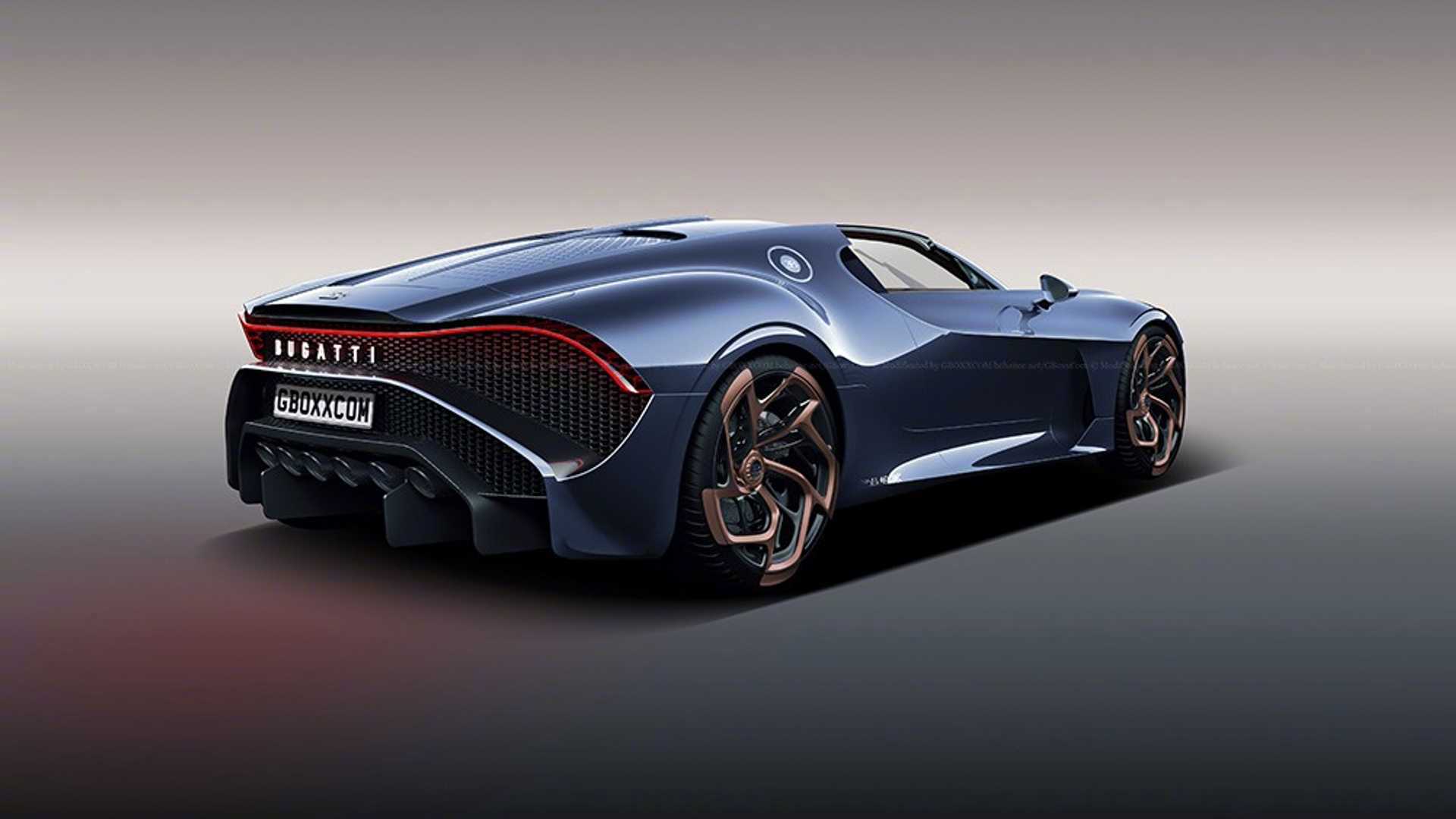 布加迪bugatti la voiture noire roadster